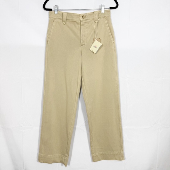 Faherty Coastline Stretch Chino Organic Cotton Pants Trousers Straight Leg Khaki - Picture 2 of 15